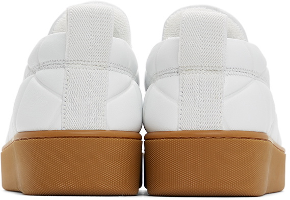 Bottega Veneta White 'The Quilt' Sneakers