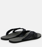 Christopher Esber Freya satin thong sandals