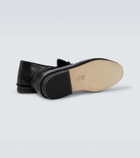 Rubinacci Marphy Loira croc-effect leather loafers