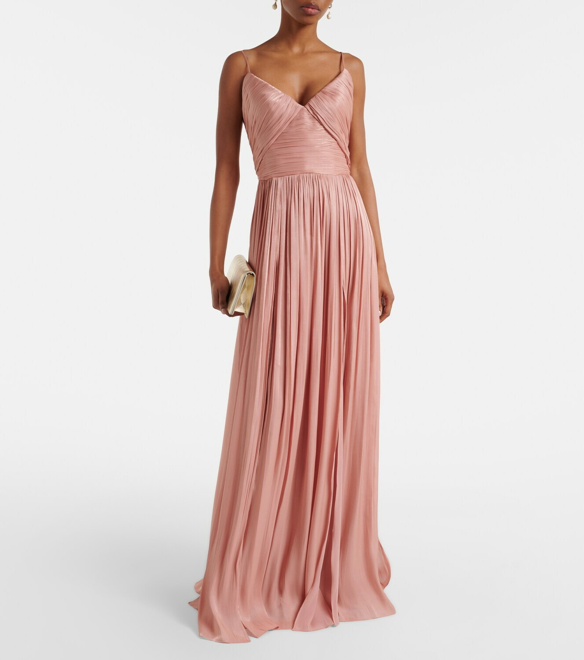 Costarellos Pleated gown