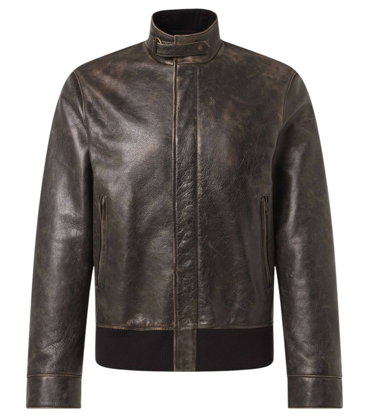 Photo: The Row Edrice leather jacket
