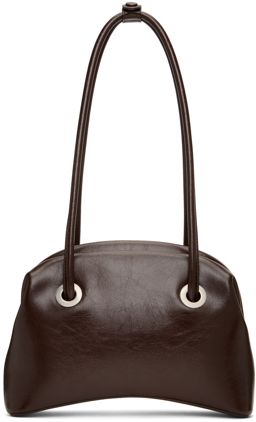 OSOI Brown Circle Brot Shoulder Bag OSOI