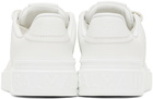 Balmain White B-Court Sneakers