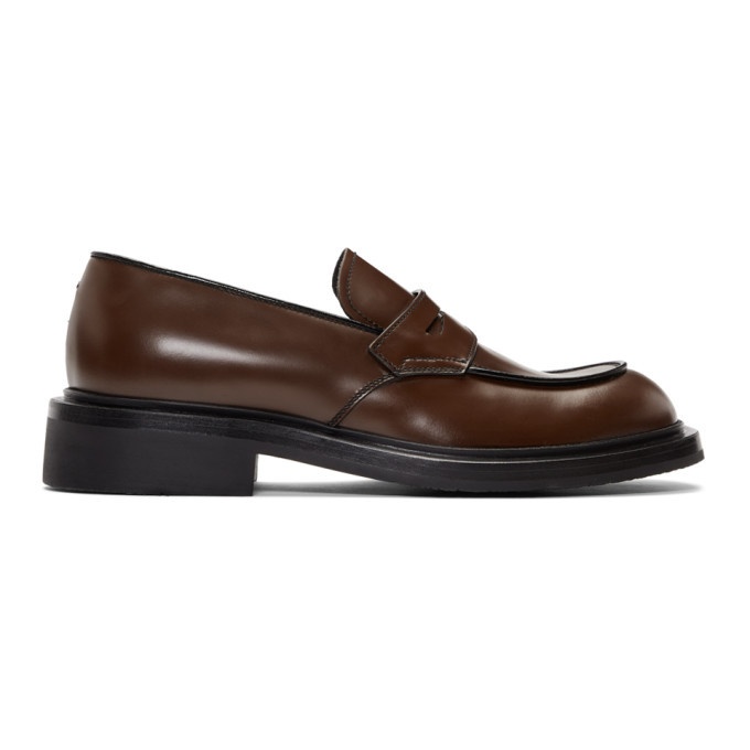 Photo: Prada Brown Penny Loafers