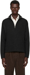 ANOTHER ASPECT Black Another 1.0 Zip Sweatshirt