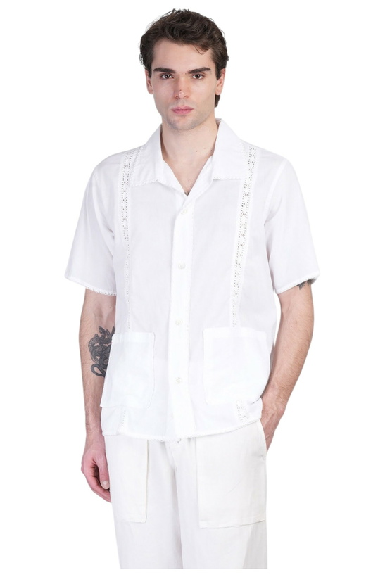 Photo: Aspesi Tamara Shirt In White Cotton