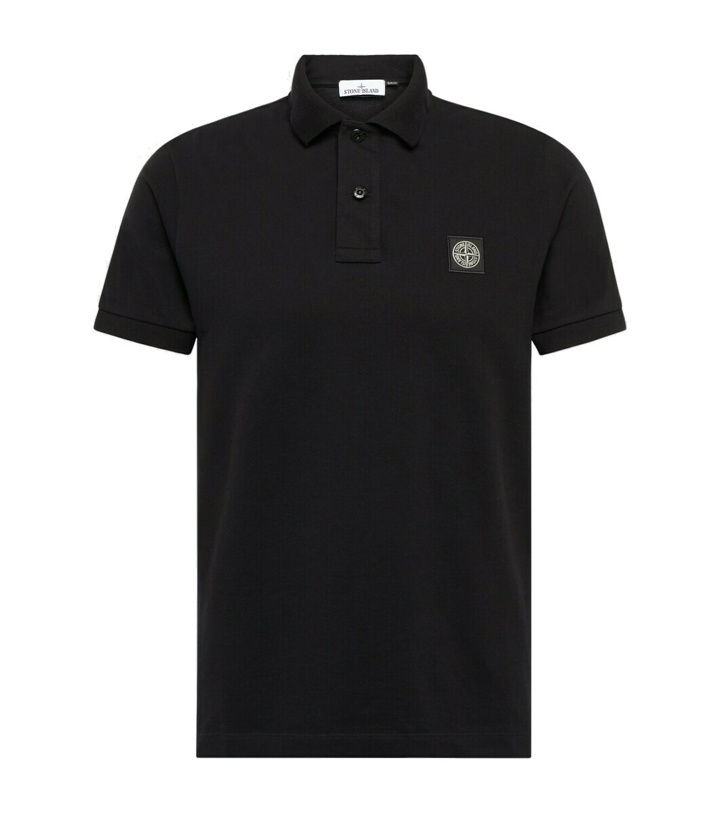 Photo: Stone Island Cotton-blend polo shirt