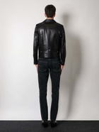 Saint Laurent Black Jacket Mens Leather Jacket