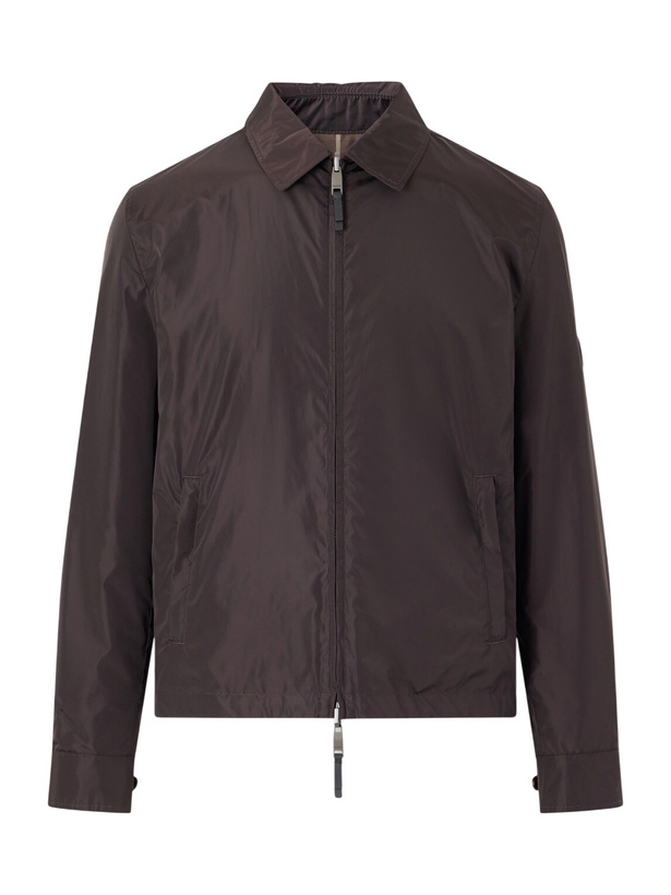 Photo: Burberry - Logo-Appliquéd Shell Jacket - Brown