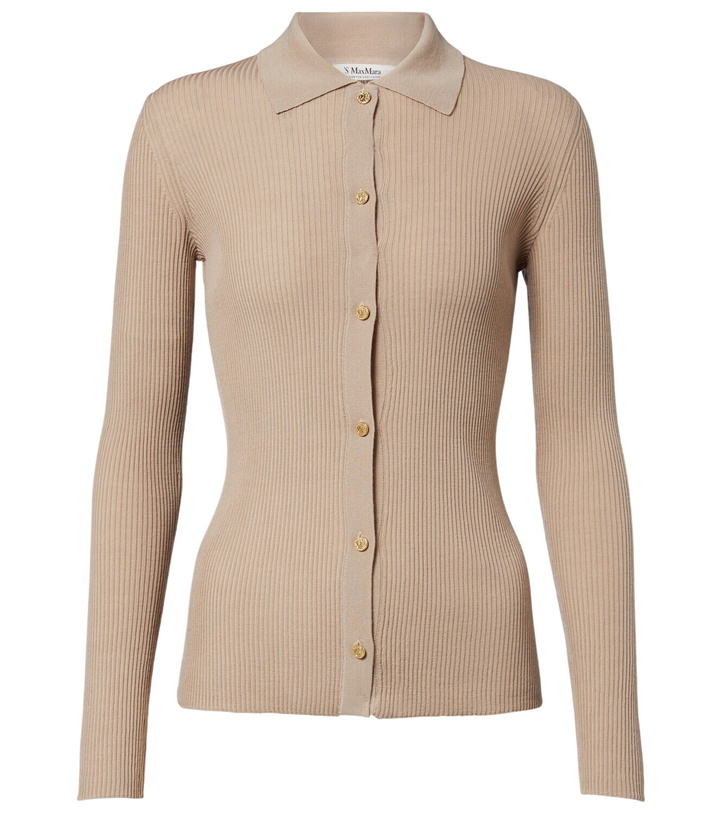 Photo: 'S Max Mara Ribbed-knit wool cardigan