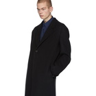 Bottega Veneta Black Cashmere Single Breasted Coat