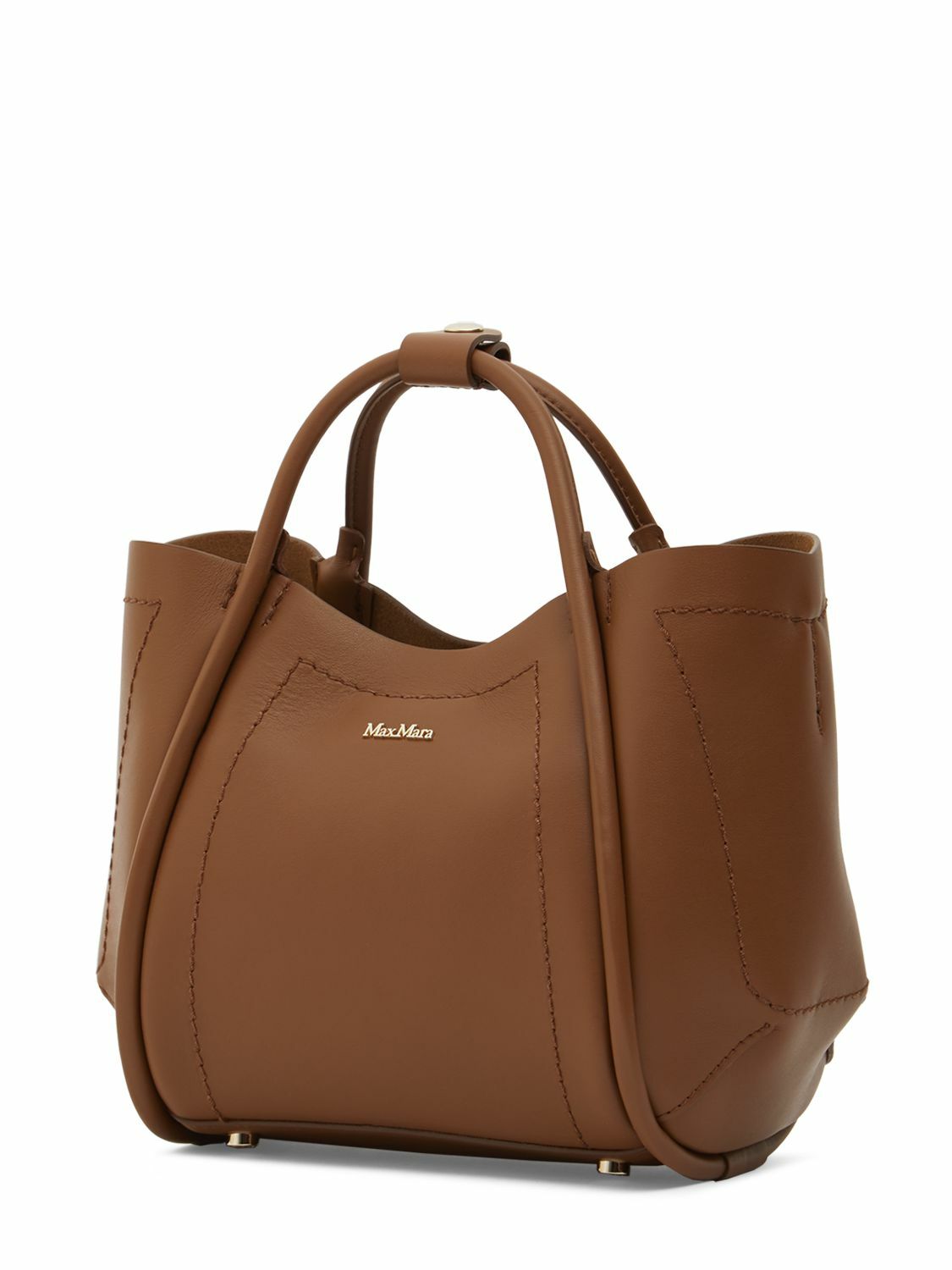 MAX MARA Xs Marin Leather Top Handle Bag Max Mara