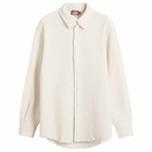 Late Checkout Men's Raw Edge Western Shirt in White