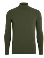 Fusalp - Ceillac Ribbed-Knit Rollneck Ski Base Layer - Green