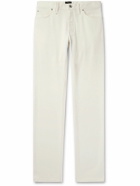 Brioni - Cortina Slim-Fit Straight-Leg Jeans - White