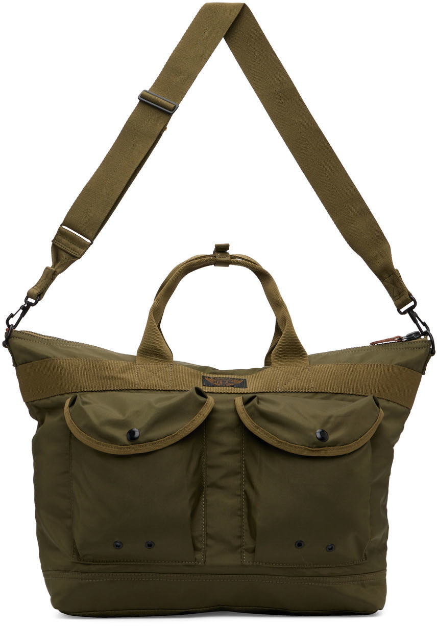 Nylon Canvas Utility Messenger Bag