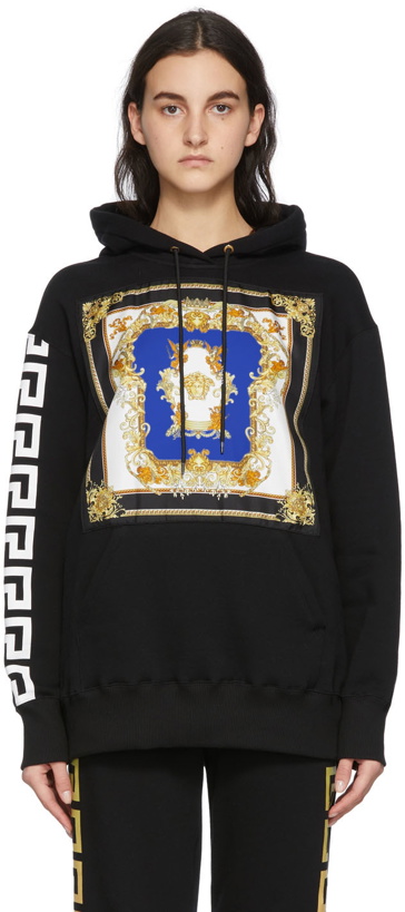 Photo: Versace Black Baroque Print Hoodie