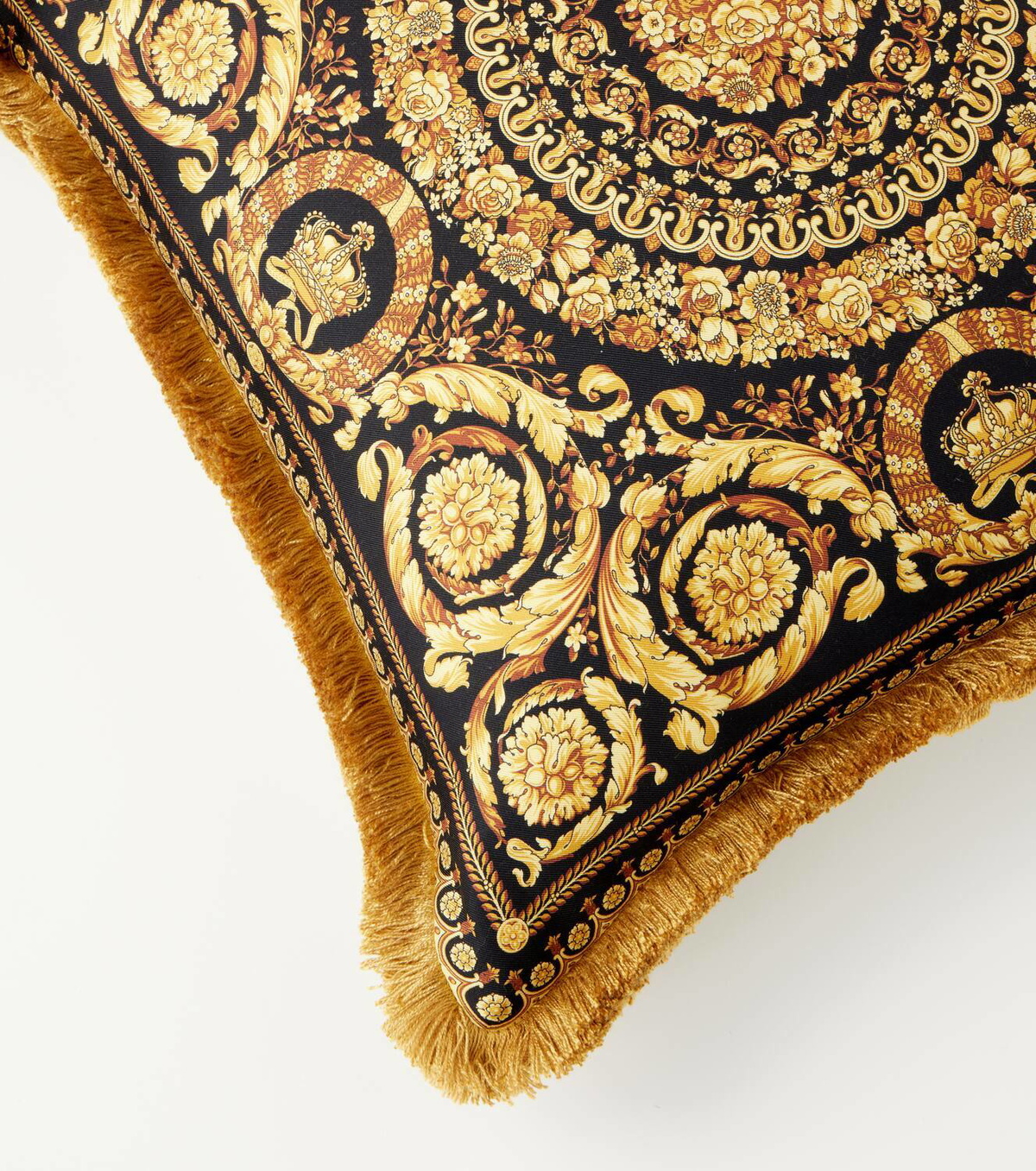 Versace Home Barocco silk cushion