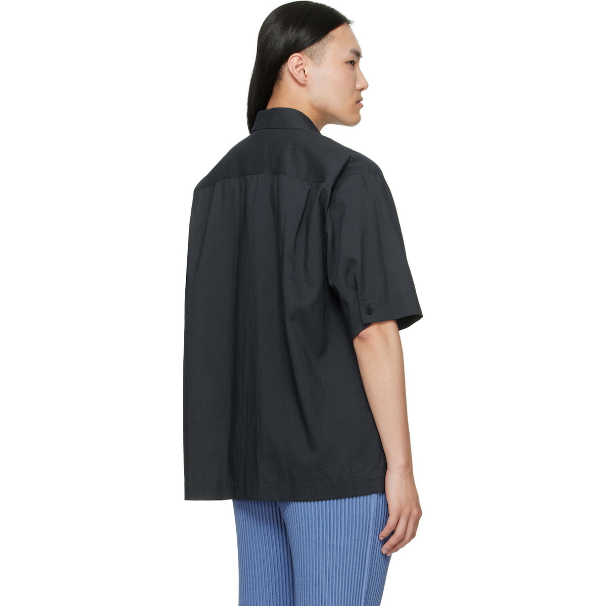 HOMME PLISSÉ ISSEY MIYAKE Gray PL Ramie Shirt