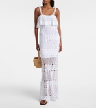 Anna Kosturova Marianne crochet cotton maxi dress