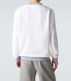 Brunello Cucinelli Printed cotton and linen sweatshirt