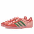 Adidas Men's Gazelle Indoor W in Semi Pink Spark/Preloved Green/Preloved Scarlet