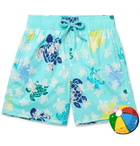 Vilebrequin - Boys Ages 10 - 12 Jim Glow-in-the-Dark Printed Swim Shorts - Men - Blue