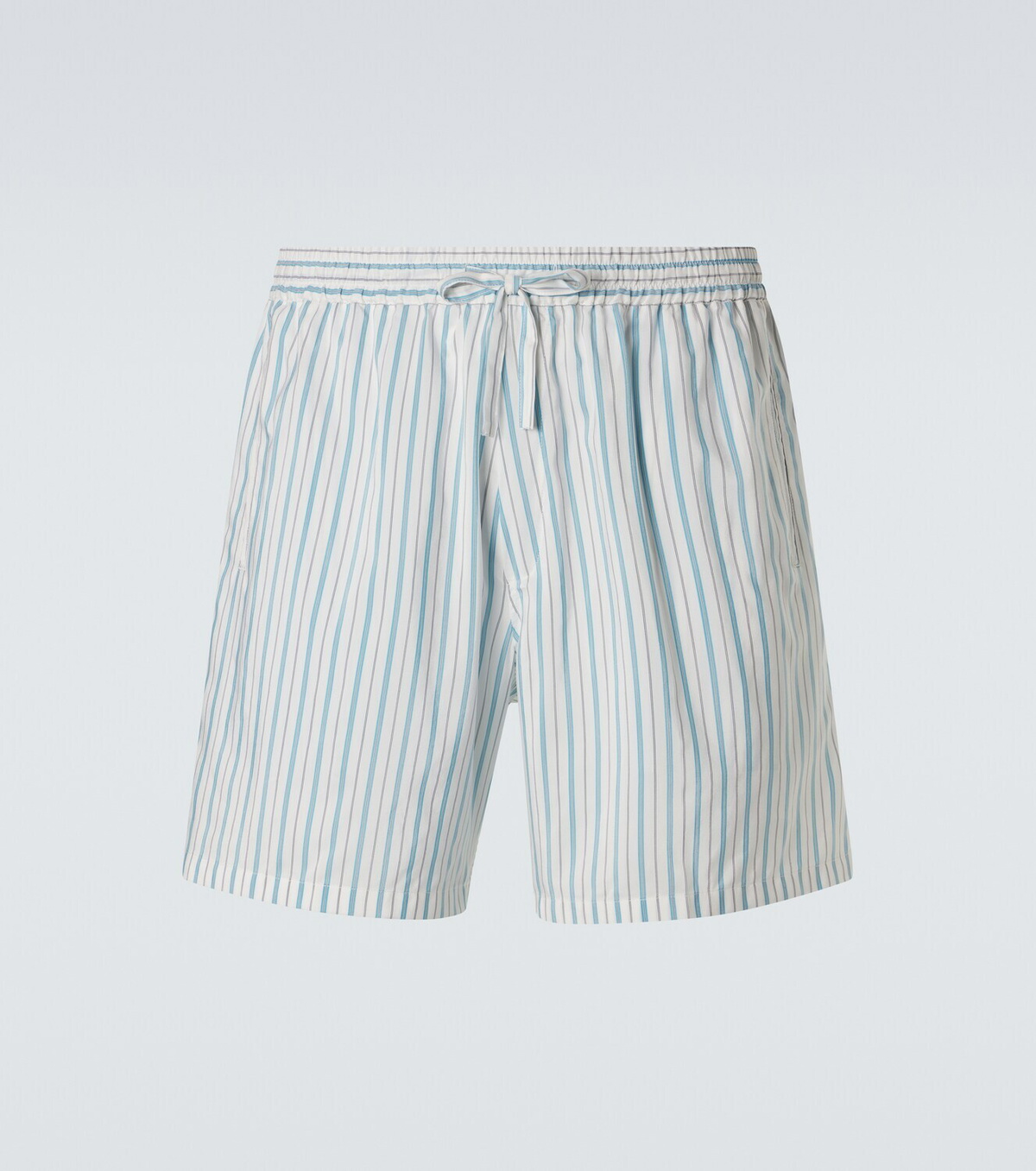 Umit Benan Julian silk and cotton Bermuda shorts