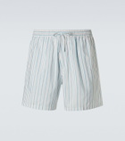 Umit Benan Julian silk and cotton Bermuda shorts