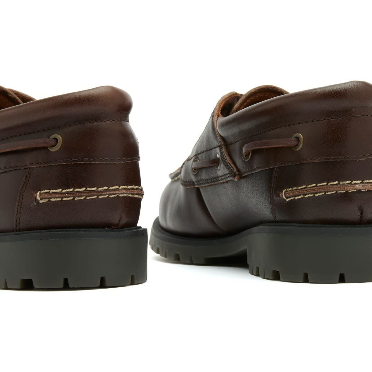 Vagabond Shoemakers Women's Leather Boat Shoe in Java