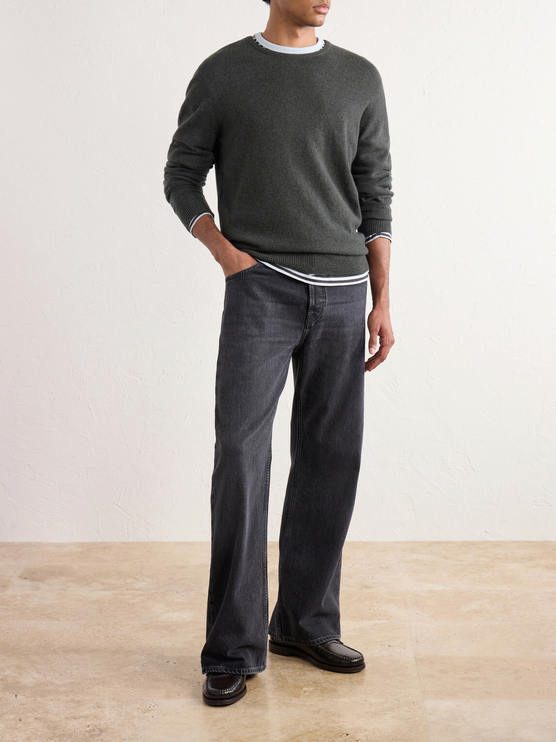 William Lockie - Wool Sweater - Green
