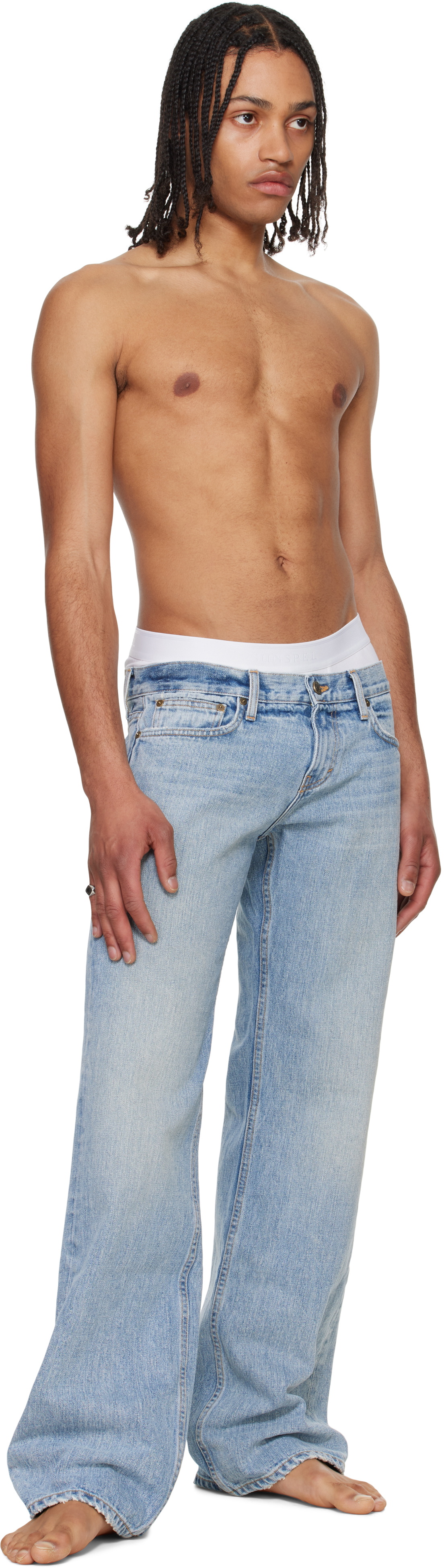 Raimundo Langlois Blue Bootcut Jeans