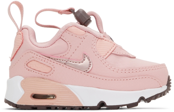 Photo: Nike Baby Pink Air Max 90 Toggle Sneakers
