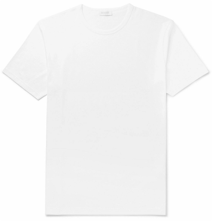 Photo: Sunspel - Cotton-Jersey T-Shirt - White