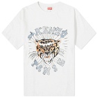 Kenzo Men's Drawn Varsity Oversize T-Shirt in Off White