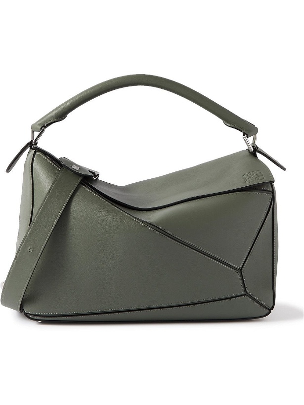 Photo: Loewe - Puzzle Leather Messenger Bag