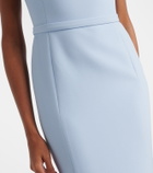 Safiyaa Parker crêpe gown