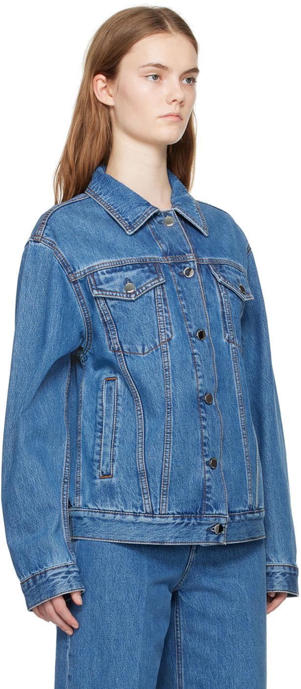 TOTEME Blue Classic Denim Jacket Toteme