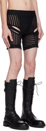 Parnell Mooney Black Striped Boxers