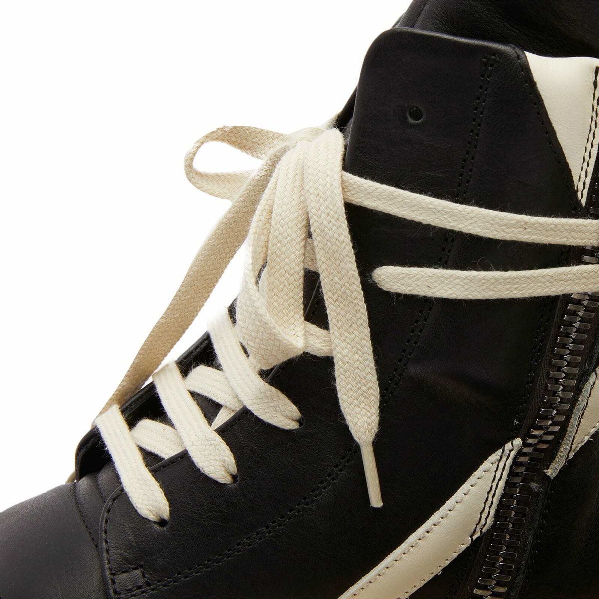 Rick Owens Women's Retro Sneakers in Black/Milk