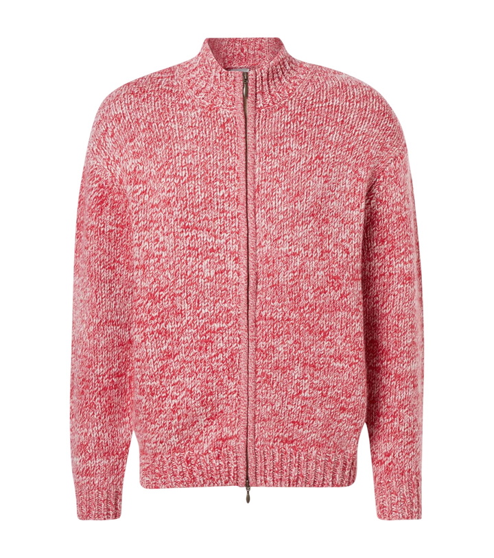 Photo: Le Kasha Lamdu cashmere zip-up sweater