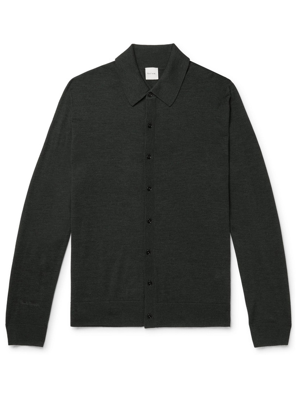 Photo: PAUL SMITH - Merino Wool Cardigan - Gray - S