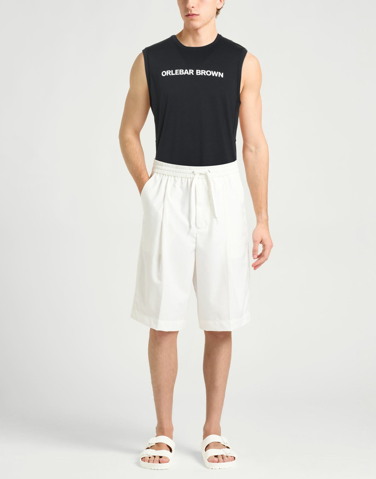 Orlebar Brown Mens T-shirt in Black