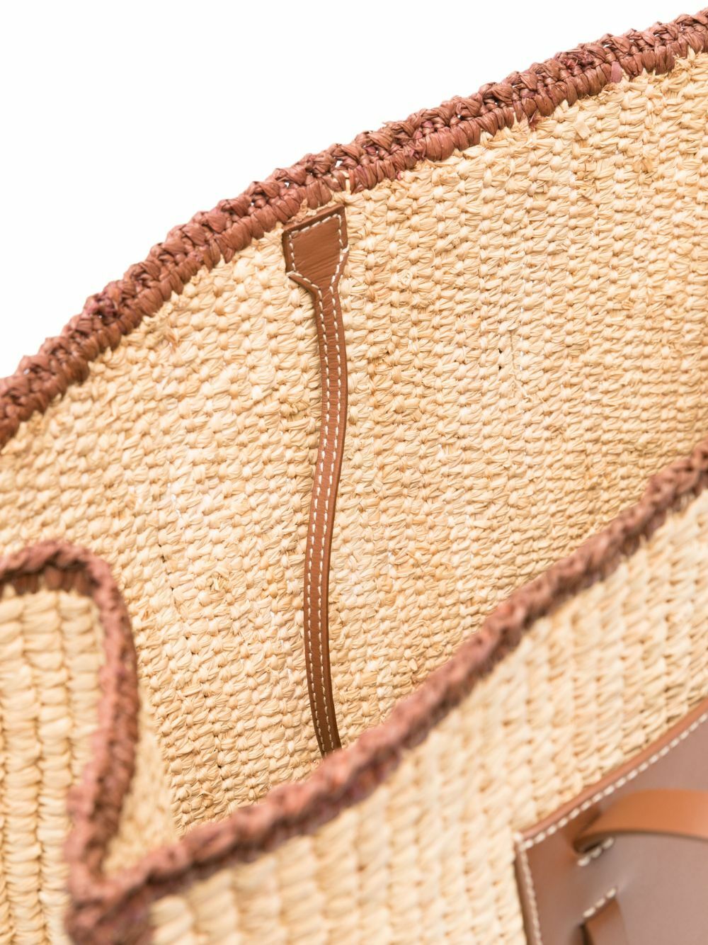 DeMellier Neutral The Capria Raffia Tote Bag DeMellier