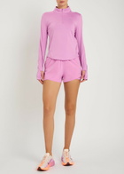 Nike Swift Dri-fit UV Half-zip Stretch-jersey Running top Pink