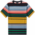 Paul Smith Men's Multi Stripe T-Shirt in Multicolour
