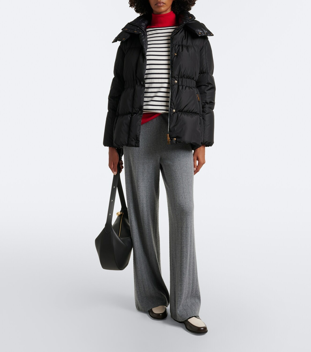 Moncler Agneux hooded padded-down jacket