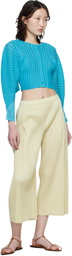 PLEATS PLEASE ISSEY MIYAKE Blue Rib Pleats January Cardigan