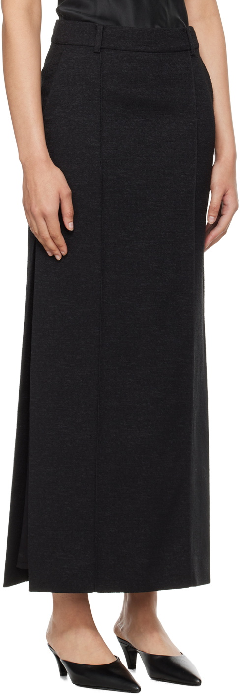 CAMILLA AND MARC Black Rossa Maxi Skirt
