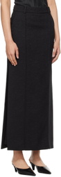 CAMILLA AND MARC Black Rossa Maxi Skirt